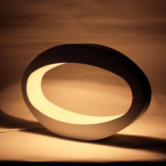 Image 1 of Vintage "Berio" Witte Lamp - Massief België