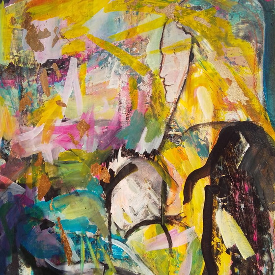 Image 1 of Acrylic painting #Trinity 80x80cm