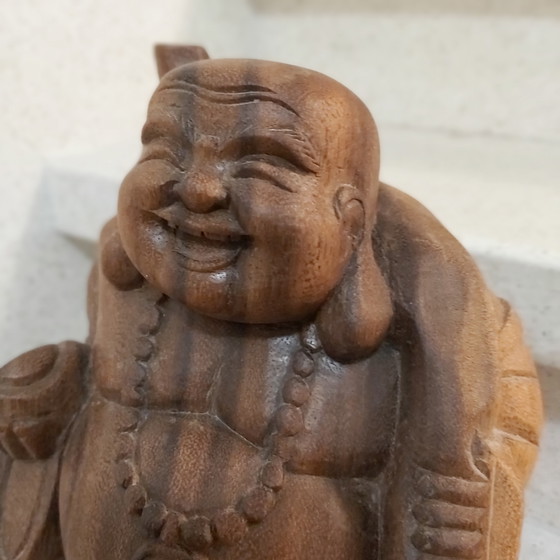 Budai Buda Feliz para la felicidad, la prosperidad y la alegría – Esculturas, Wood (photo 7 of 8)
