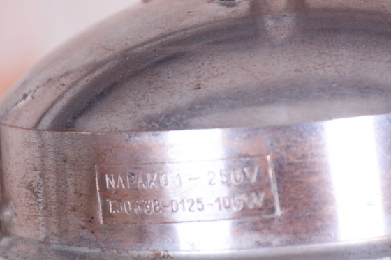 Lámpara de pie cubista restaurada, madera de haya, cromo, cristal opalino, recableada, checa, década de 1920. (photo 8 of 11)