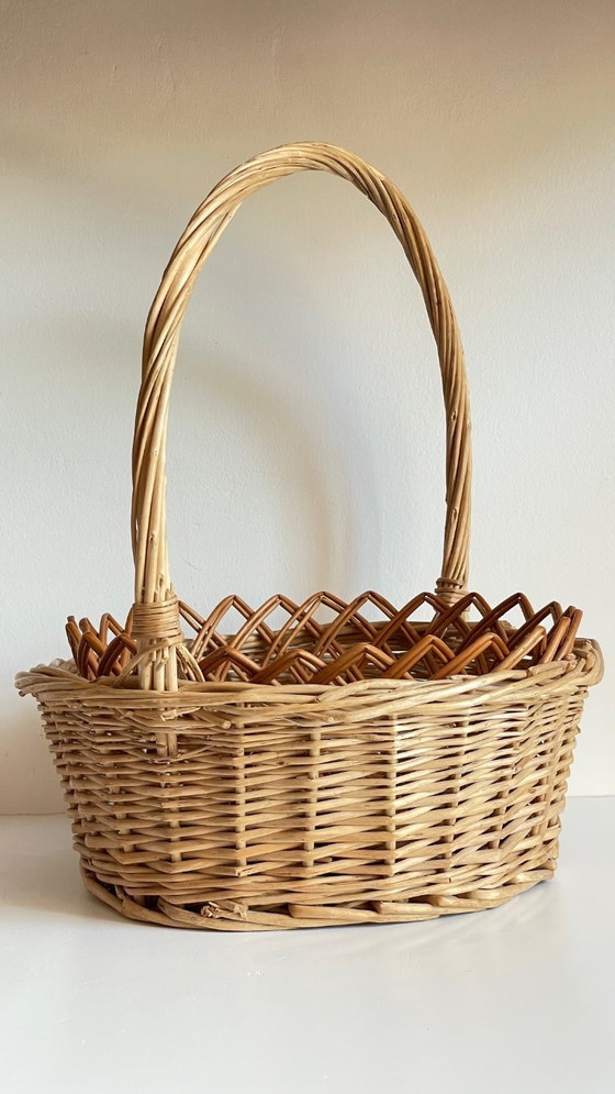 Image 1 of Vintage Rattan Baskets