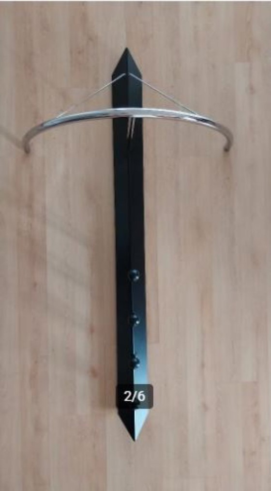 Image 1 of Iconic Space Age Coat Rack - 80s Postmodern Design.