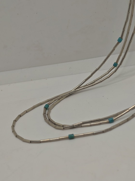 Navajo Halskette – vintage, Geschenke, Silver (photo 3 of 15)