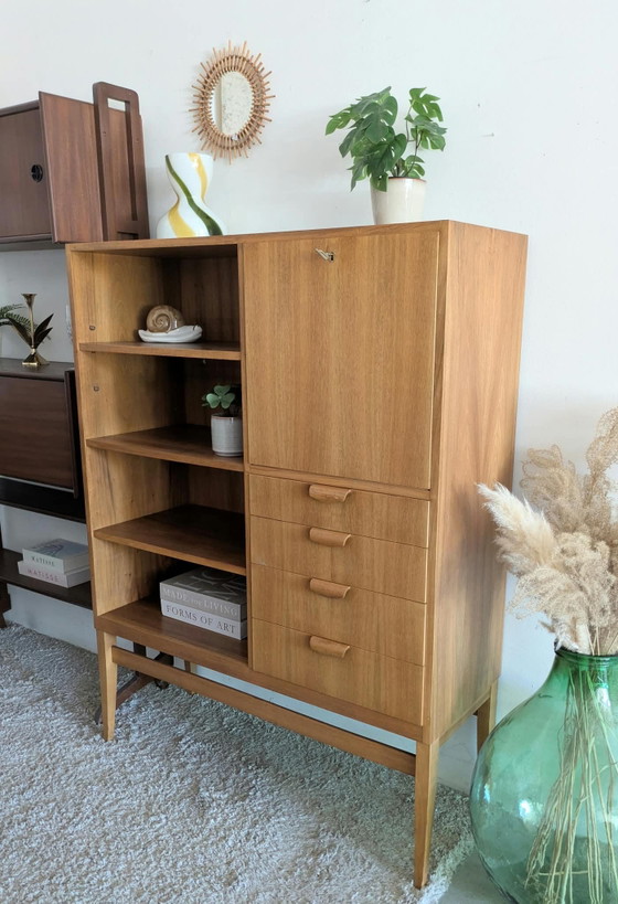 Credenza alta vintage, Mid-century, libreria e mobile bar – Credenze alte, Wood (photo 4 of 8)