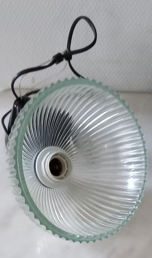 Lámpara colgante vintage Holophane