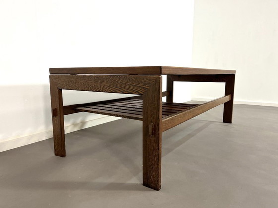 Image 1 of Wenge wood coffee table from the 1960s