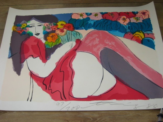 Image 1 of Walasse Ting (1929-2010). Litografía. (97/200).