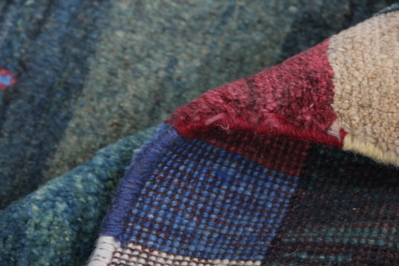 Image 1 of Original Perserteppich Gabbeh Ghashghai Orientteppich 156 cm x 104 cm Alt Natur