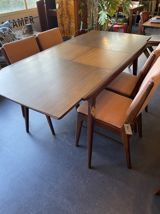 Image 1 of Vintage dining table Louis van Teeffelen Milan