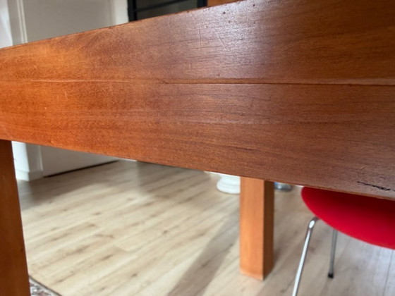 Image 1 of Table de salle à manger design More - modèle Stato - en merisier massif