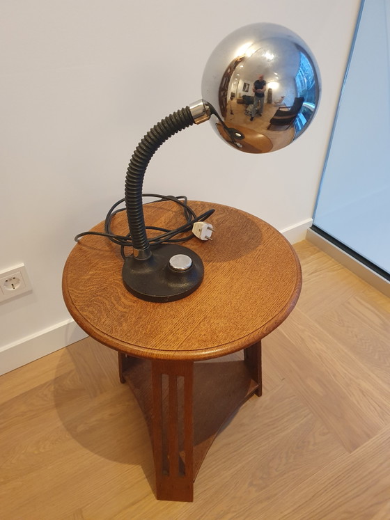 Lampada da scrivania Vintage Space Age Heinz F. W. Stahl Modello 7403 Per Hillebrand Leuchten Anni '70 (photo 4 of 9)