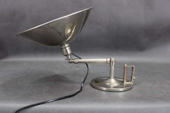 Image 1 of  1930 Verchroomde Tafellamp van Profundus, Oostenrijk