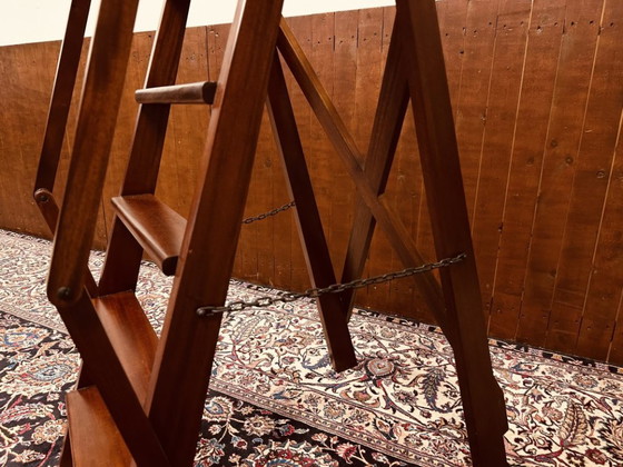 Grande scala da biblioteca antica – Decorazione, Metal, Wood (photo 7 of 7)