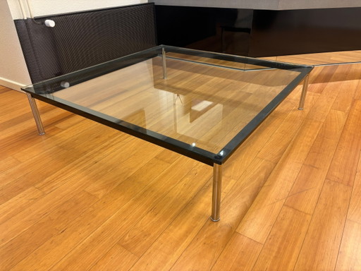 Iconic Cassina Le Corbusier Coffee Table – salontafels, Metal, Glass