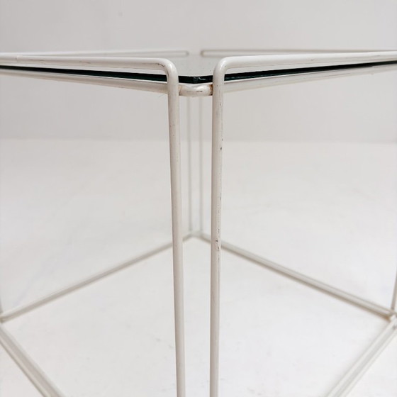 Isocele Side table by Max Sauze for Atrow, 1970s – Metal (photo 6 of 9)