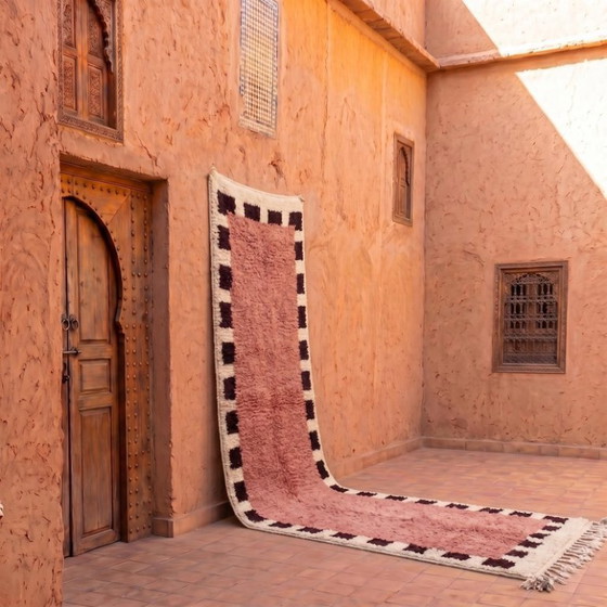 Image 1 of Handwoven Moroccan Runner Carpet 90cmx300cm 