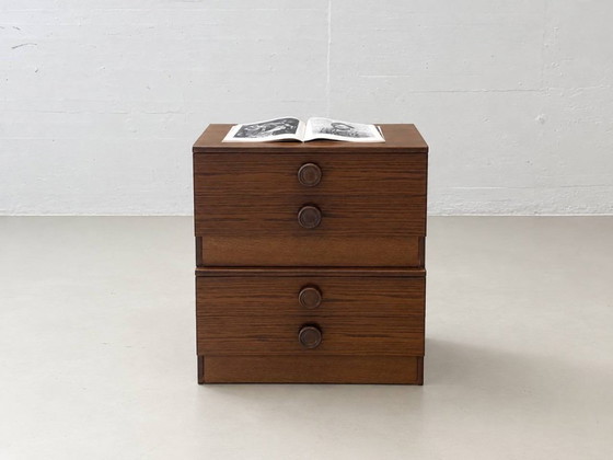 2 Mid-Century Nightstands, 1970s – Wood (photo 12 of 13)