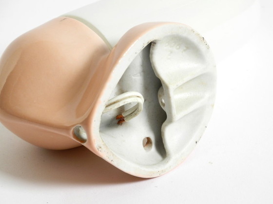 Image 1 of Prachtige wandlamp van glaskeramiek in mid-century modern stijl van Wagenfeld.