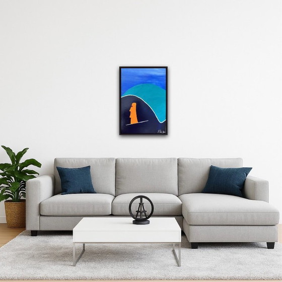 Image 1 of Acrylic on stretched canvas 55x38cm.