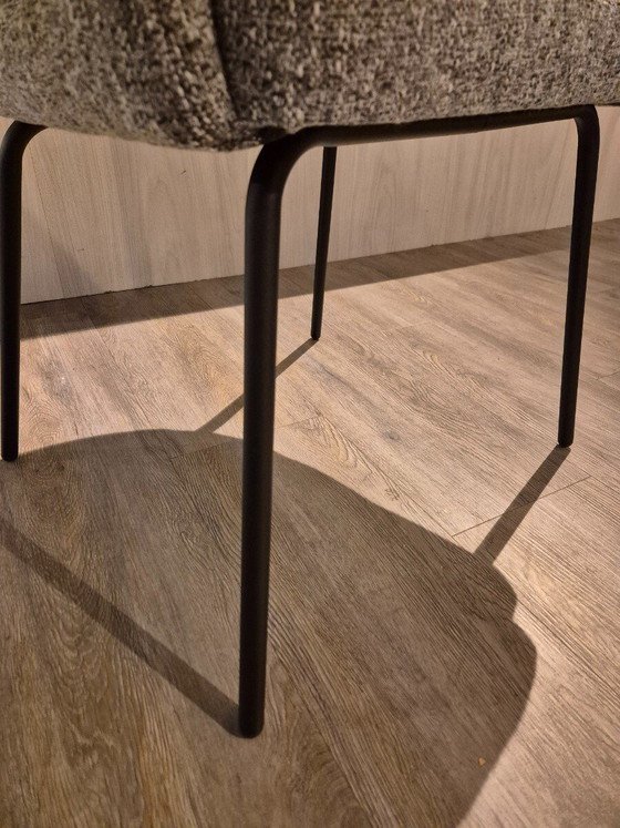4x Tela Bello Oasis gris – Pronto Wonen, Sillas de comedor, Plastic, Textile (photo 3 of 3)