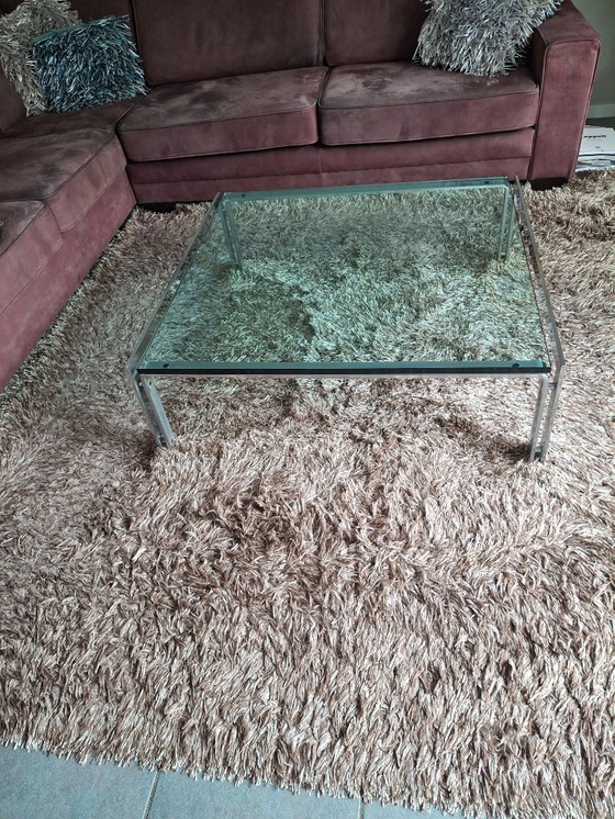 Image 1 of Metaform glazen salontafel