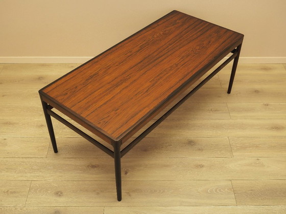 Danish rosewood coffee table, 1970s, Mid-Century Modern (photo 7 of 10)