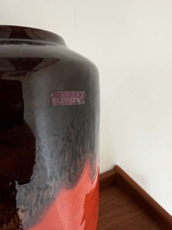 Image 1 of Vintage ceramic vase 517-38, Scheurich ‘60