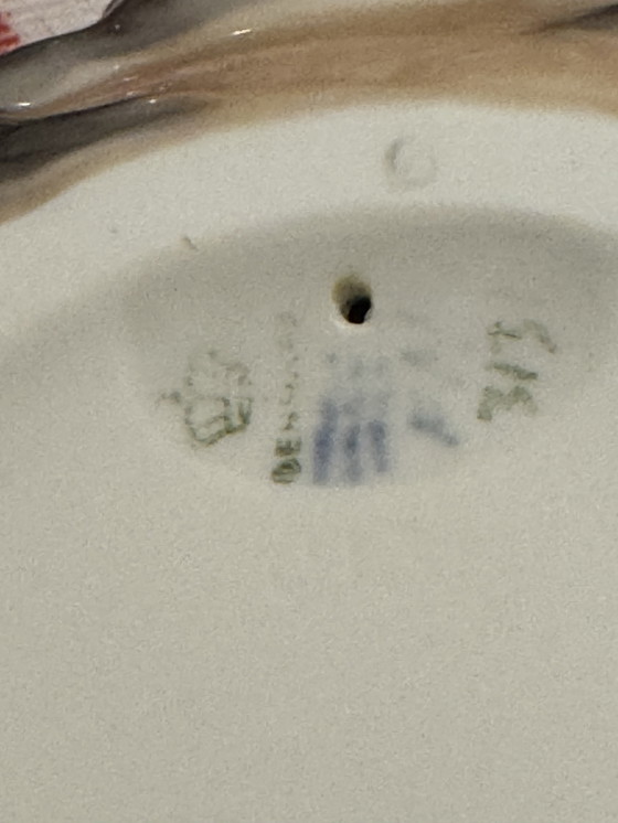 Image 1 of Royal Copenhagen Piatto di granchio vintage Jorgen Balslev (1960-1969)