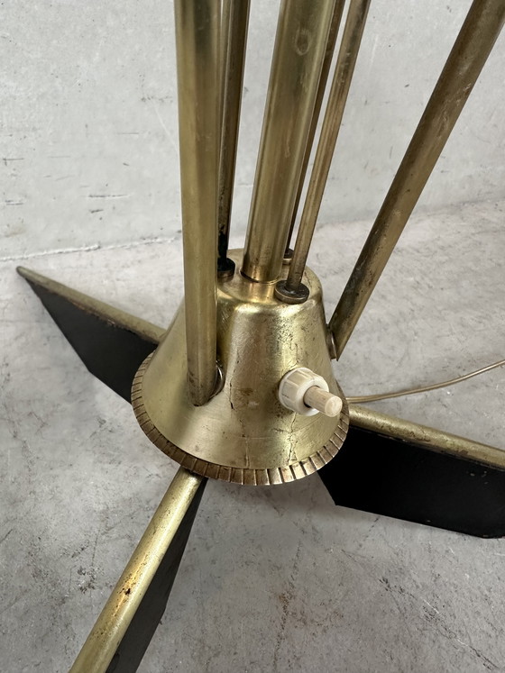 Image 1 of Lampada da terra vintage in ottone - Lunel