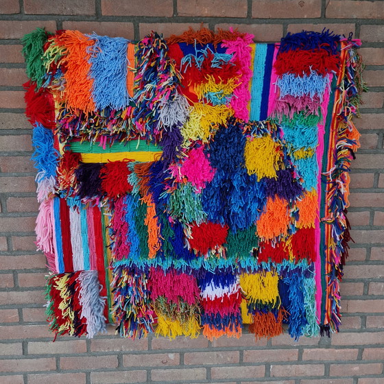 Image 1 of Vintage wandkleed wanddecoratie muurkleed kunstwerk