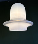 Set Raak B-1164 Uhrlampe Glockenlampe Opalglas