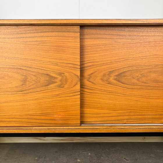 Image 1 of Sideboard by Lothar Wegner, walnut with black formica top, 1960s