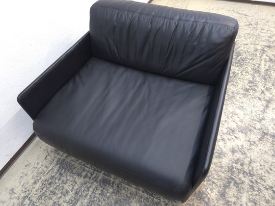 Image 1 of De Sede ds 76 poltrona di design in pelle poltrona sedia divano desede pelle nero