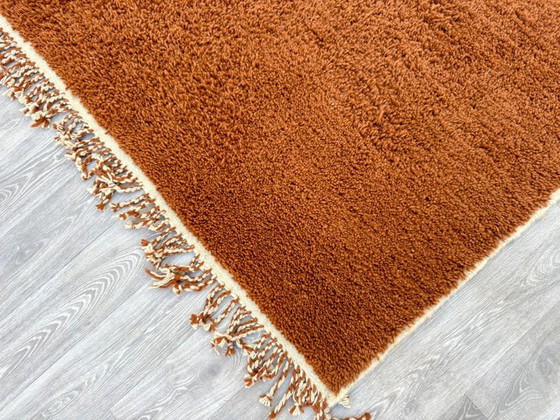 Handgemaakt Bruin Wollen Vloerkleed 200/300 – Vloerkleden en tapijten, Wool (photo 7 of 7)