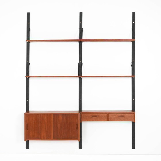 Image 1 of Teak shelving unit, Danish design, 1960s, production: Denmark