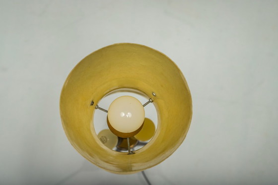 Image 1 of Lampadaire vintage en filigrane avec abat-jour en fibre de verre, Allemagne, années 1950