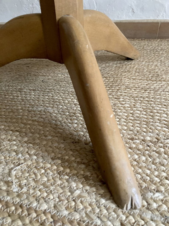 Image 1 of Papageienförmiger Garderobenständer aus Buchenholz, Marke Stella, 1950er Jahre