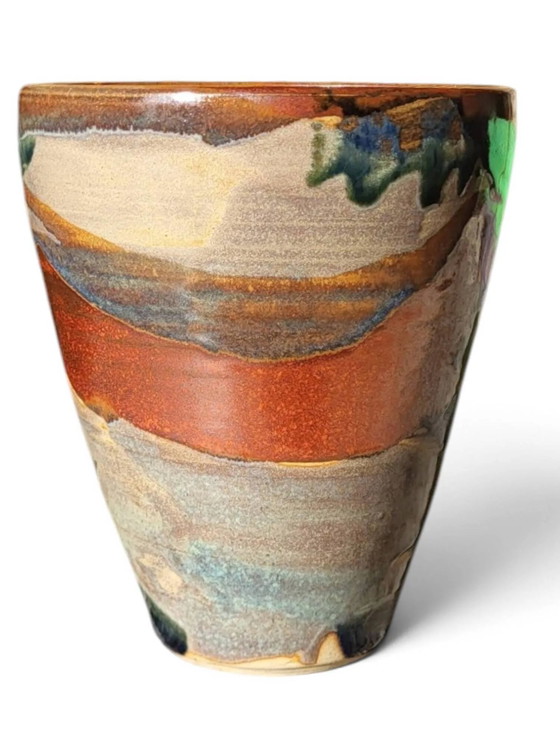Stoneware vase / Puisaye – Porcelain, Vintage (photo 3 of 7)