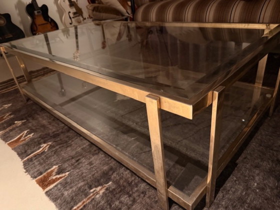 Image 1 of Tavolino da caffè/tavolino laterale Willy Rizzo / stile Hollywood Regency