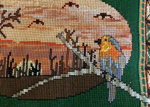 Cojín hecho a mano 35x45 cm