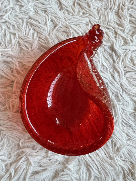 Image 1 of Murano Sommerso pocket emptier from the 70s