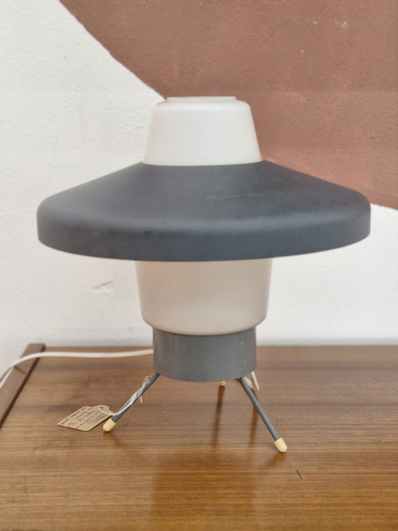 Lampada da tavolo Vintage Philips NX35 – Louis Kalff – Anni '50 – Lampade da tavolo, Glass, Metal (photo 7 of 14)