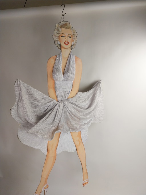 1 x ONE OFF! 1960'S Marilyn Monroe mannequin/display – wanddecoratie, Metal, Textile