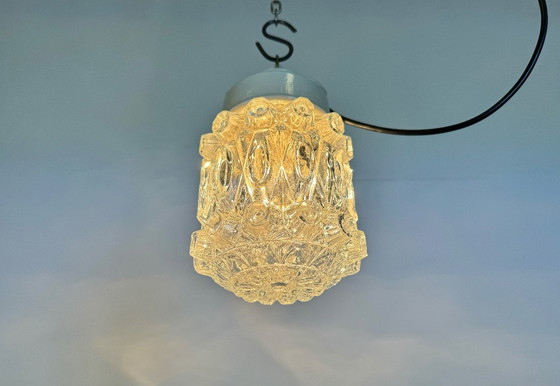 Image 1 of Lampada a sospensione vintage in porcellana bianca, anni '70