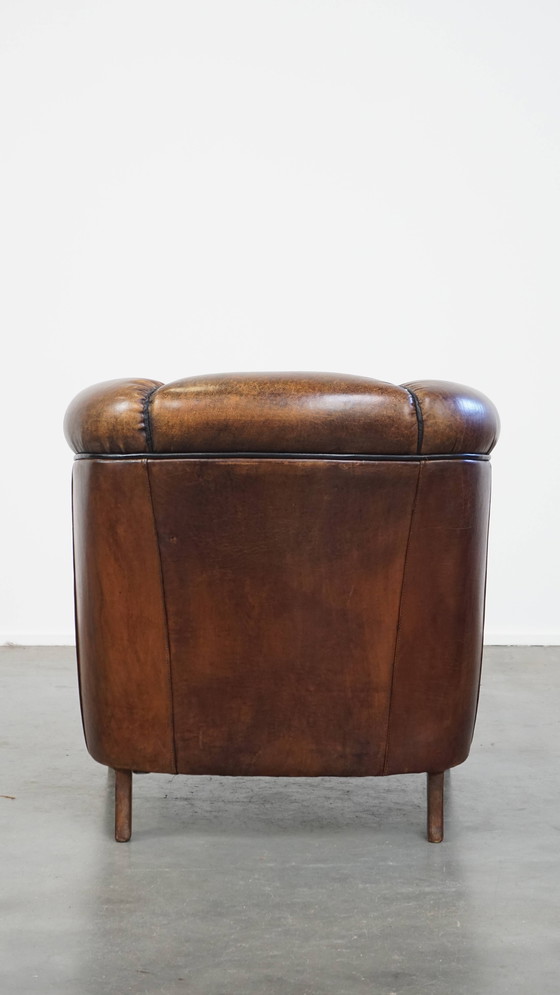 Image 1 of Vintage Sheep Leather Club Armchair