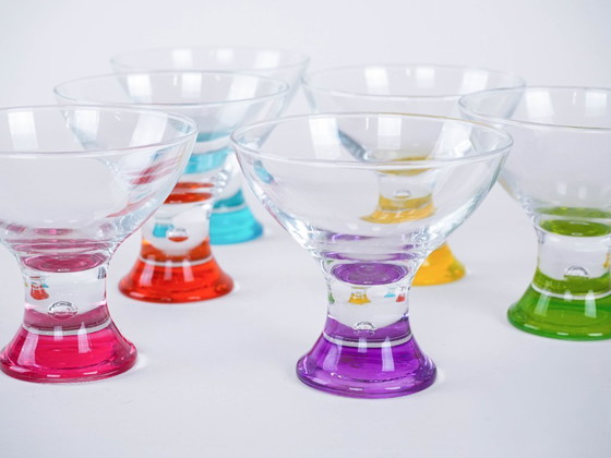 Image 1 of Set di ciotole da dessert, design italiano, anni '80, produzione: Italia