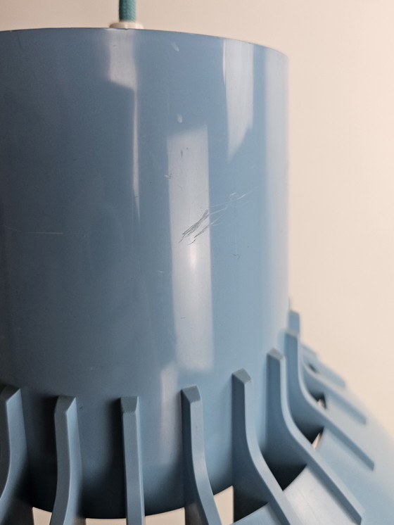 Image 1 of Juego de lámparas colgantes de Svend Middel Bor para Nordisk luz solar plástico azul