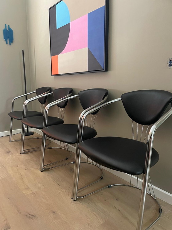 Image 1 of 4x dining chair Bauhaus style by Effezeta