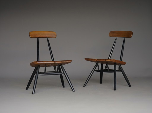 Pirkka Lounge Chairs by Ilmari Tapiovaara for Laukaan Puu. Set of 2