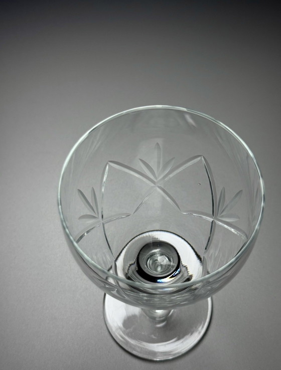 Image 1 of 6 grandi bicchieri da vino in cristallo - Holmegaards
Glasværk. Anni '20